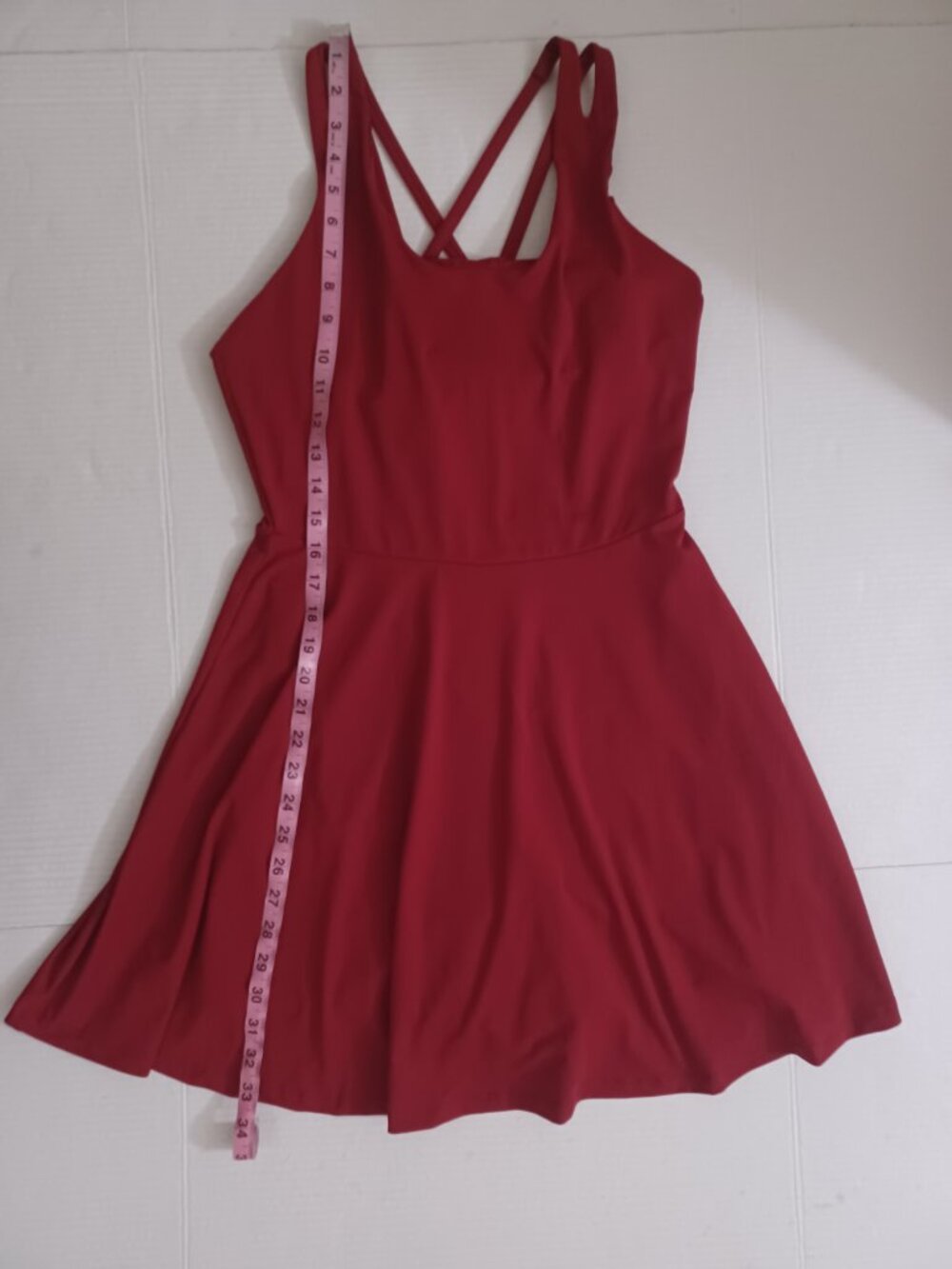 Fabletics Red Mini Dress - Picture 5 of 13
